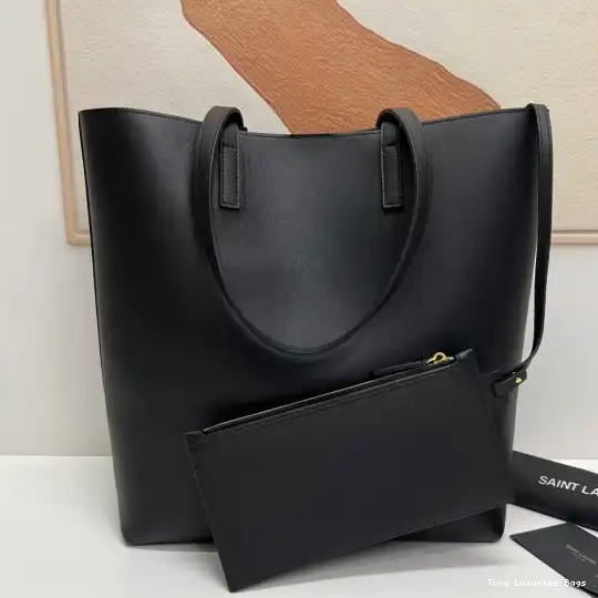Tony Luxuries LEATHER SHOPPING YSL LAURENT SAINT 0527